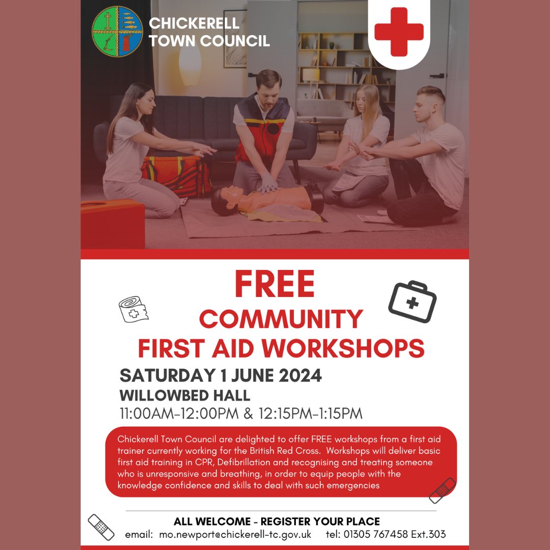 Chickerell Town Council - FIRST AID WORKSHOPS